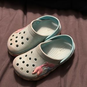 Crocs Mermaid theme size 9